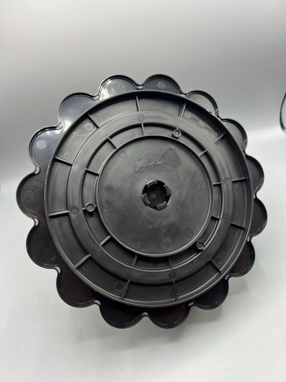 Pampered Chef Spice Turn About Rack Spinning Rotating RETIRED 1632 Black 2 Tier - Picture 5 of 9
